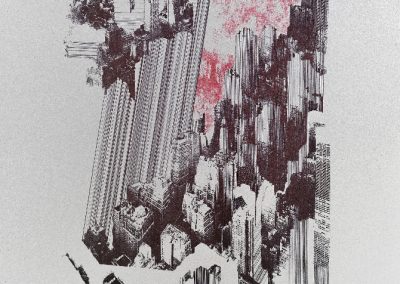 œuvre de Milosh Luczynski art contemporain Galerie XXIe Montbrison