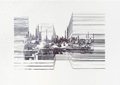 œuvre de Milosh Luczynski art contemporain Galerie XXIe Montbrison