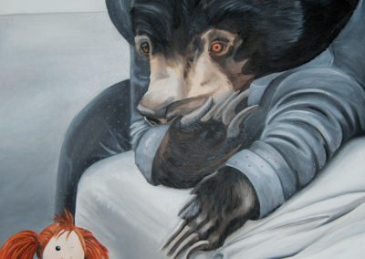EL-GalerieXXIe-peinture contemporaine engagée huile Montbrison