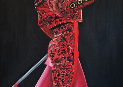 EL-GalerieXXIe-peinture contemporaine engagée huile Montbrison