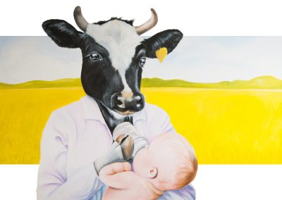 EL-GalerieXXIe-peinture contemporaine engagée huile Montbrison